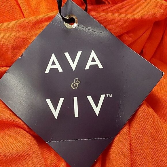 Women's Knit Wrap Skirt | Ava & Viv | XX Large - Picture 7 of 10